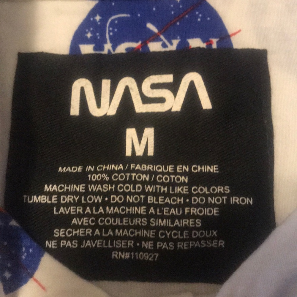 NASA BUTTON UP